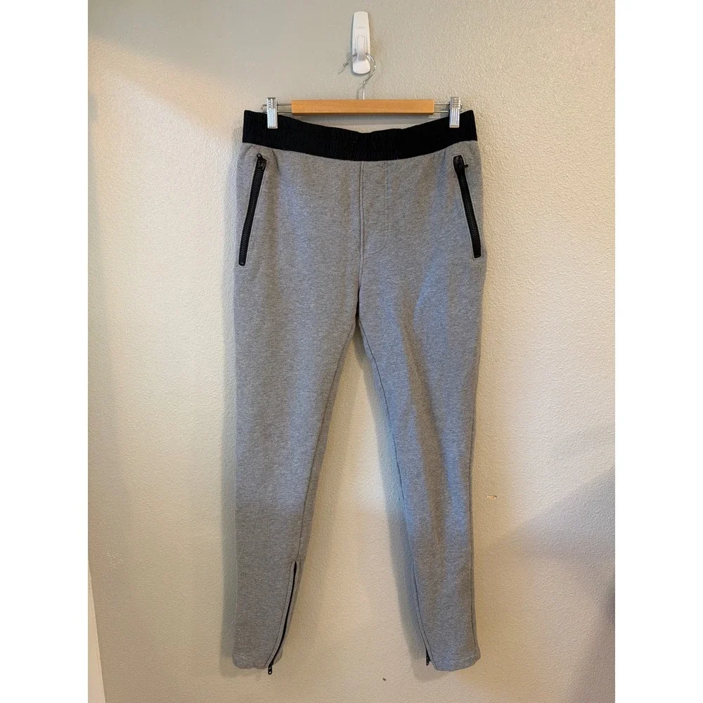 Fear of God Essentials Sweatpants Mens‎ Med Grey Ankle Zip Joggers FOG